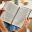 NET Bible, Large Print Thinline with Cross References, Purple Leathersoft, Comfort Print