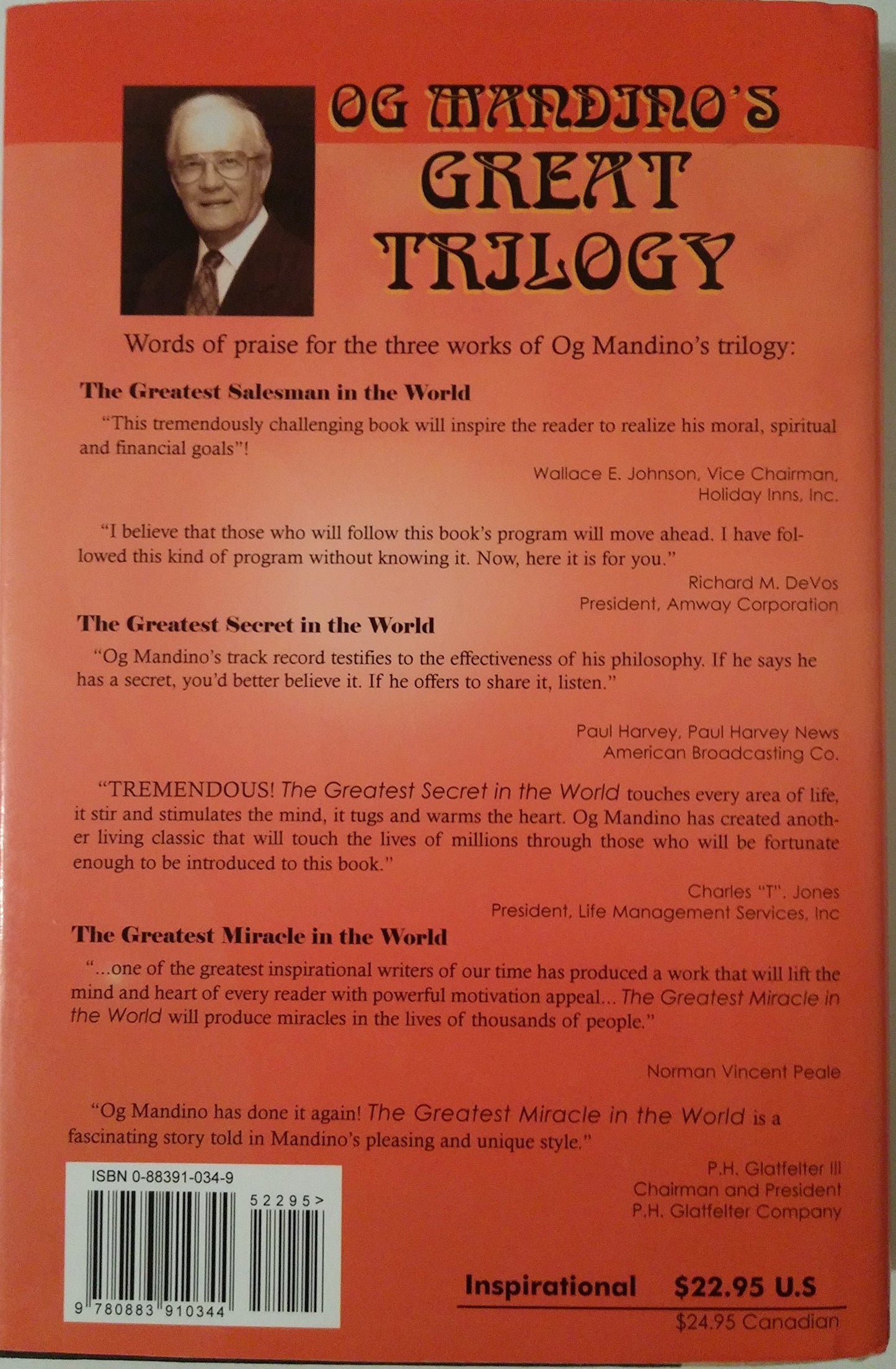 Og Mandino's Great Trilogy by Og Mandino