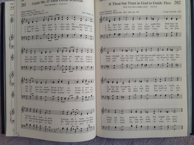 The Presbyterian Hymnal: Hymns, Psalms, and Spiritual Songs — back cover