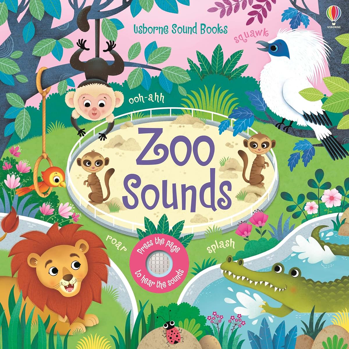 Zoo Sounds: A Colorful Interactive Book About Lions and Monkeys for Kids (Ages 3-5) (Sound Books, 5)