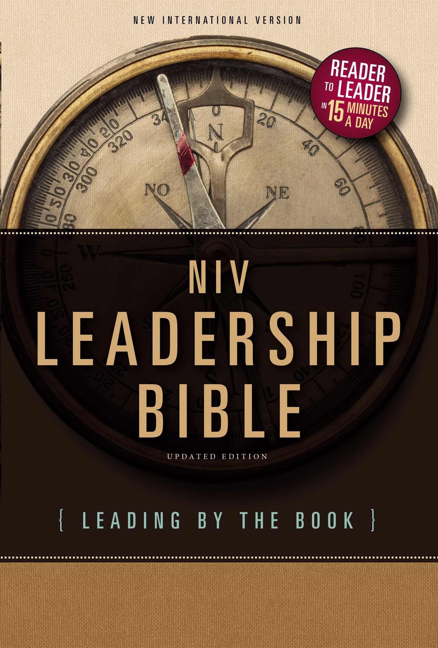 NIV, Leadership Bible, Hardcover: Leading by The Book