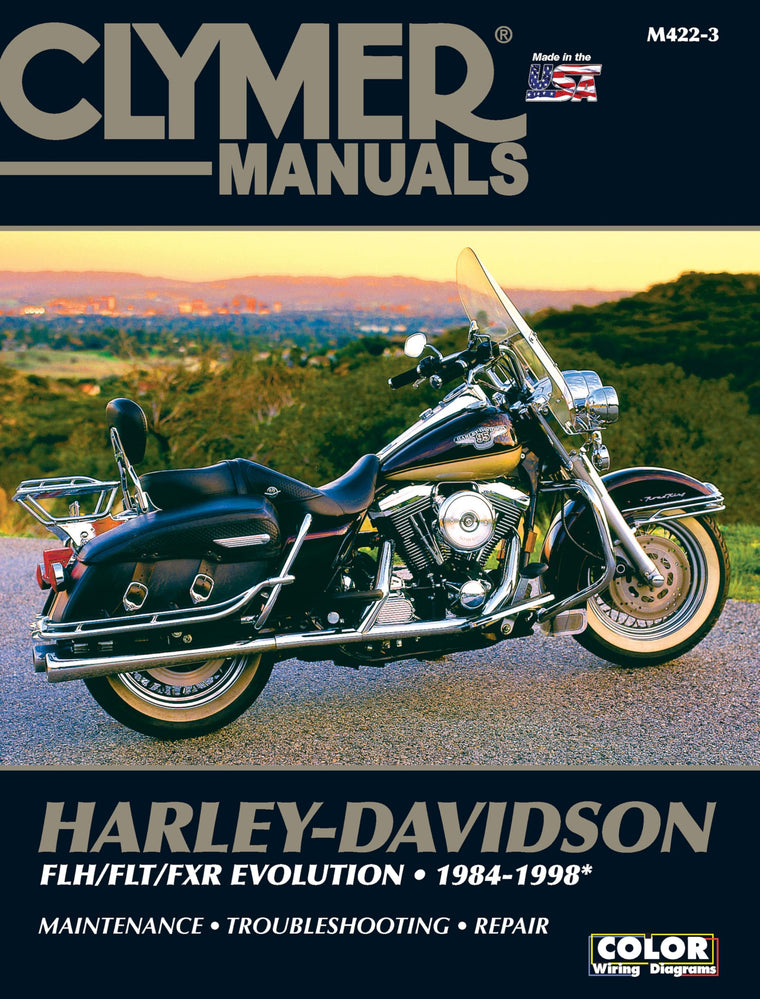 Harley-Davidson FLH/FLT/FXR Evolution 1984-1998 (Clymer Motorcycle Repair Manual)