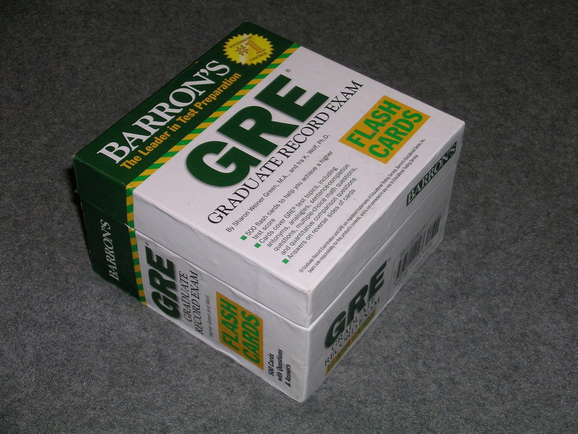 Barron's GRE Flash Cards: Graduate Record Exam