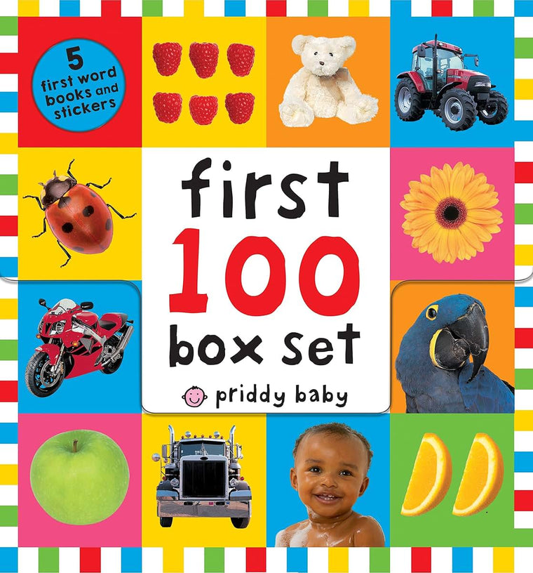 First 100 PB Box Set (5 books): First 100 Words; First 100 Animals; First 100 Trucks and Things That Go; First 100 Numbers; First 100 Colors, ABC, Numbers