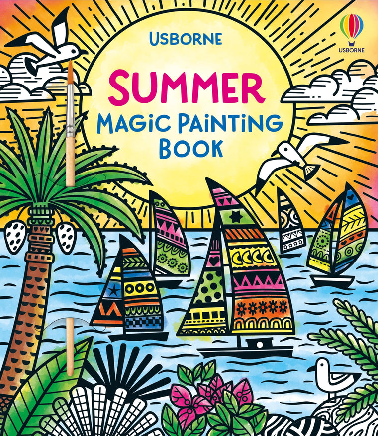 Summer Magic Painting Book: Kids Paint with Water Book For Mess-Free Fun