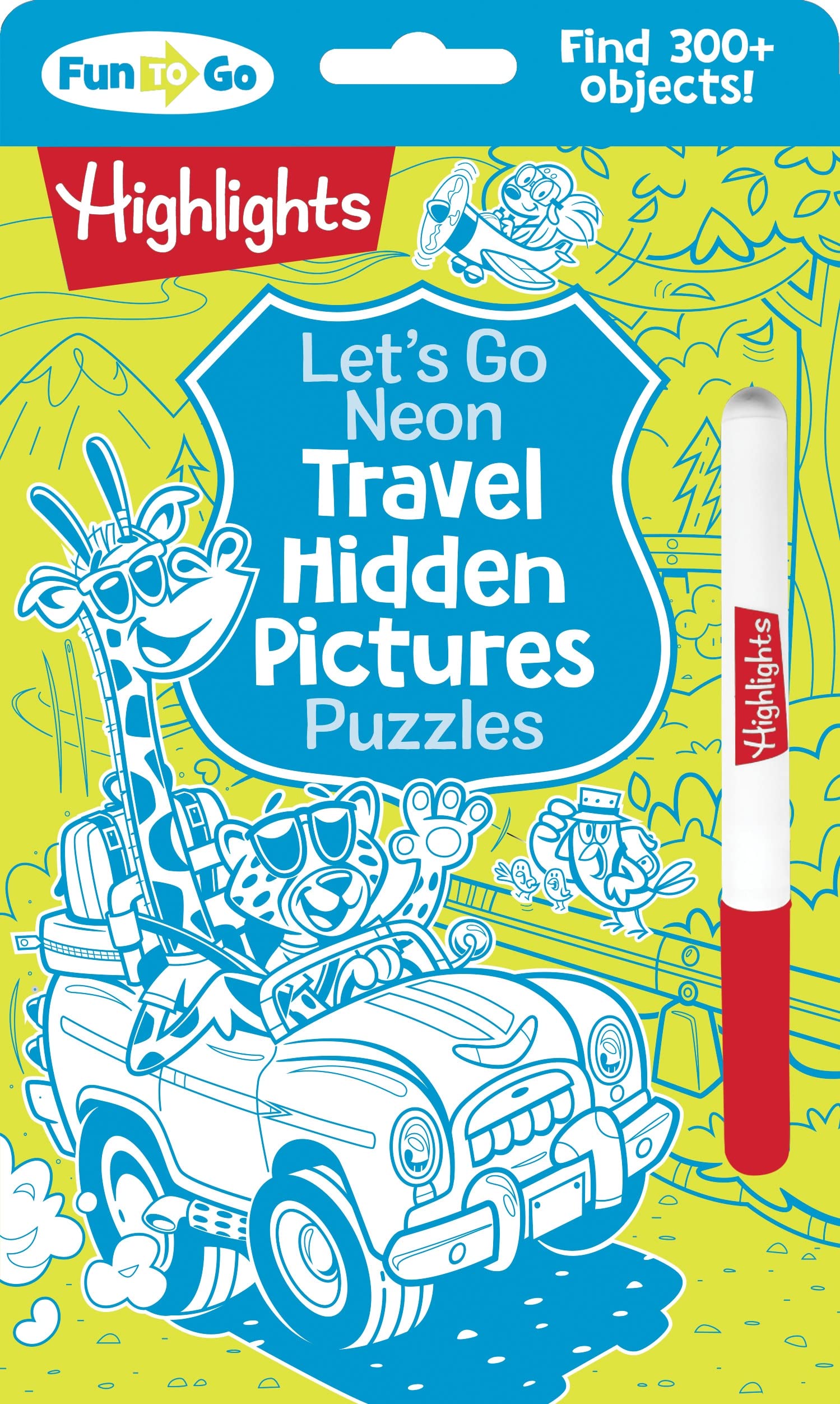 Let's Go Neon Travel Hidden Pictures Puzzles (Highlights Fun to Go)