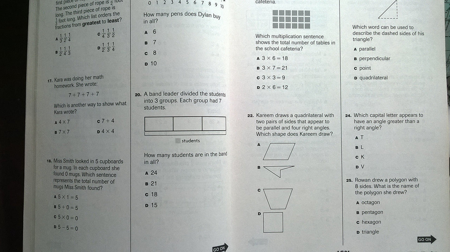 Go Math Assessment Guide Grade 3: Common Core Edition (Hough