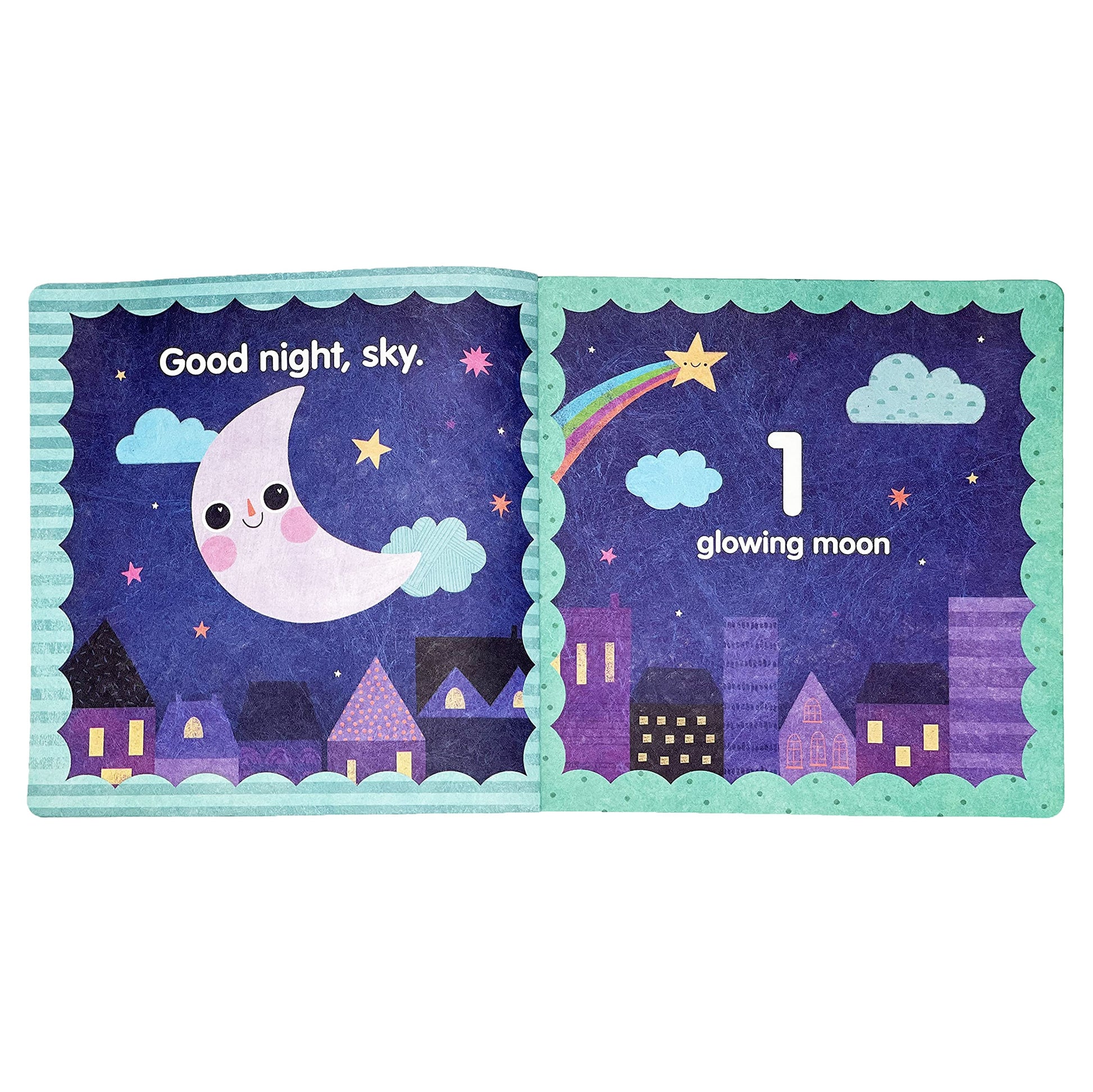 Tuffy Good Night: Washable, Chewable, Unrippable Pages With Hole For Stroller Or Toy Ring, Teether Tough (A Tuffy Book) (Lamaze: Baby's Unrippable Picture Book With Attached Teether)