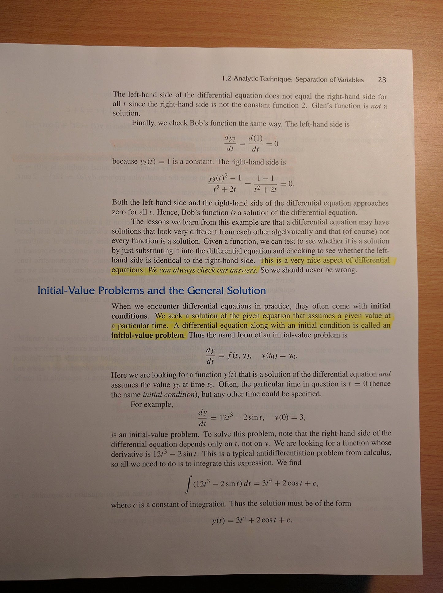 Differential Equations