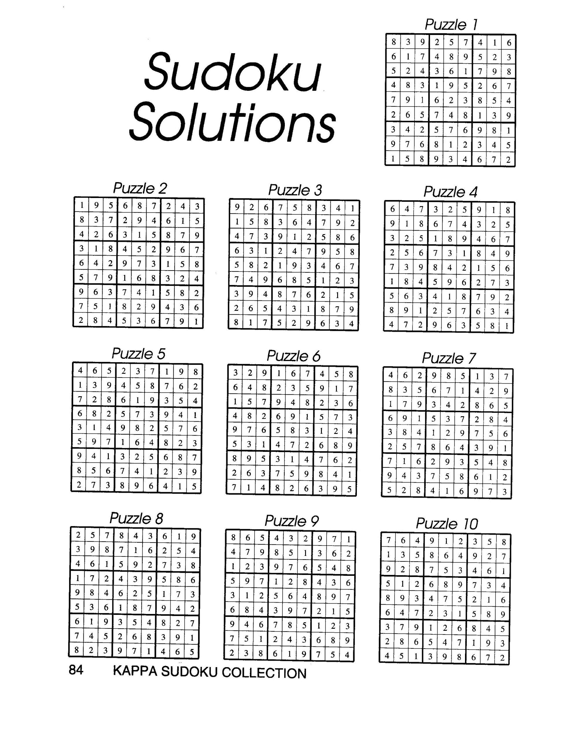 Sudoku Collection- Sudoku Puzzle Book