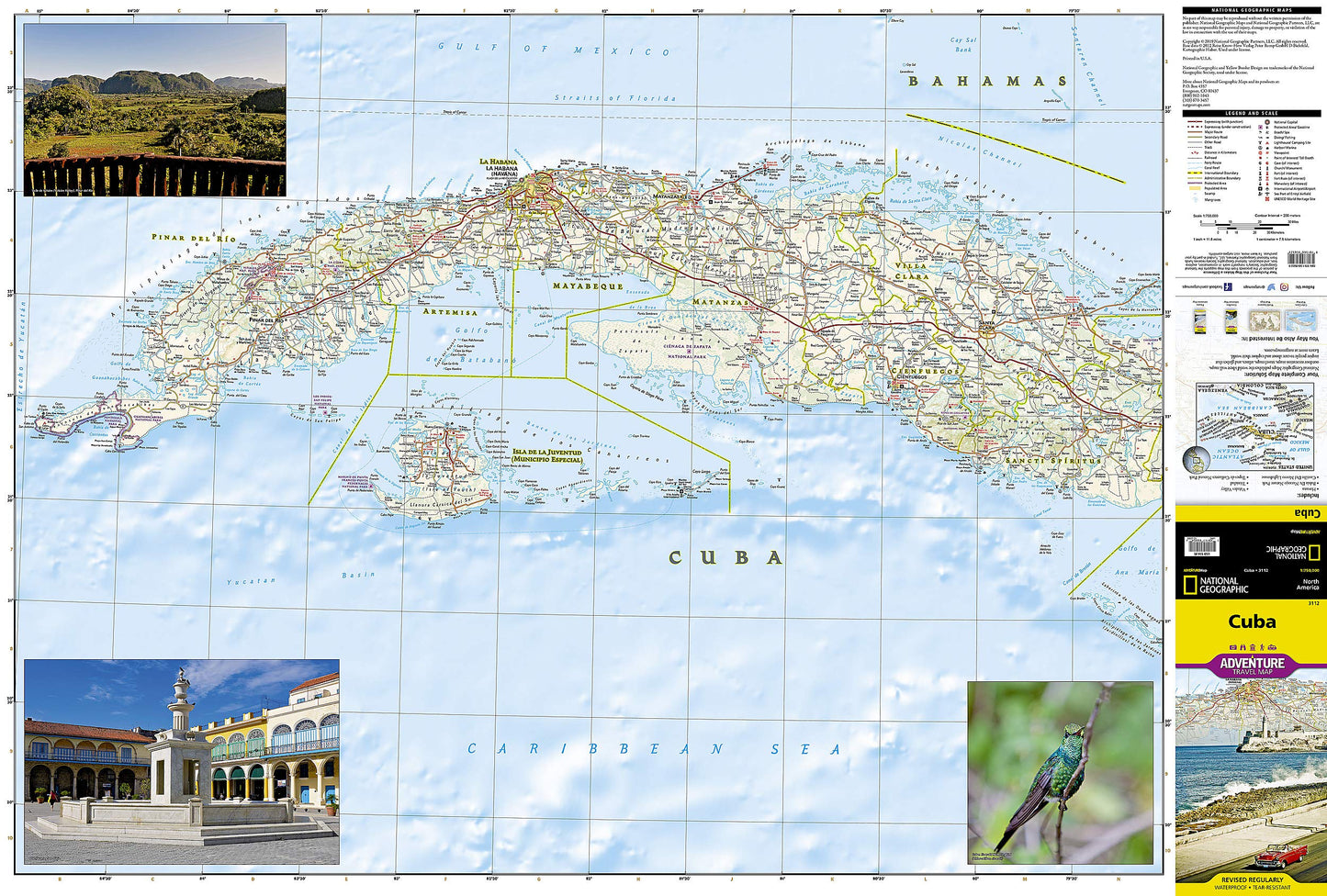 Cuba Map (National Geographic Adventure Map, 3112)