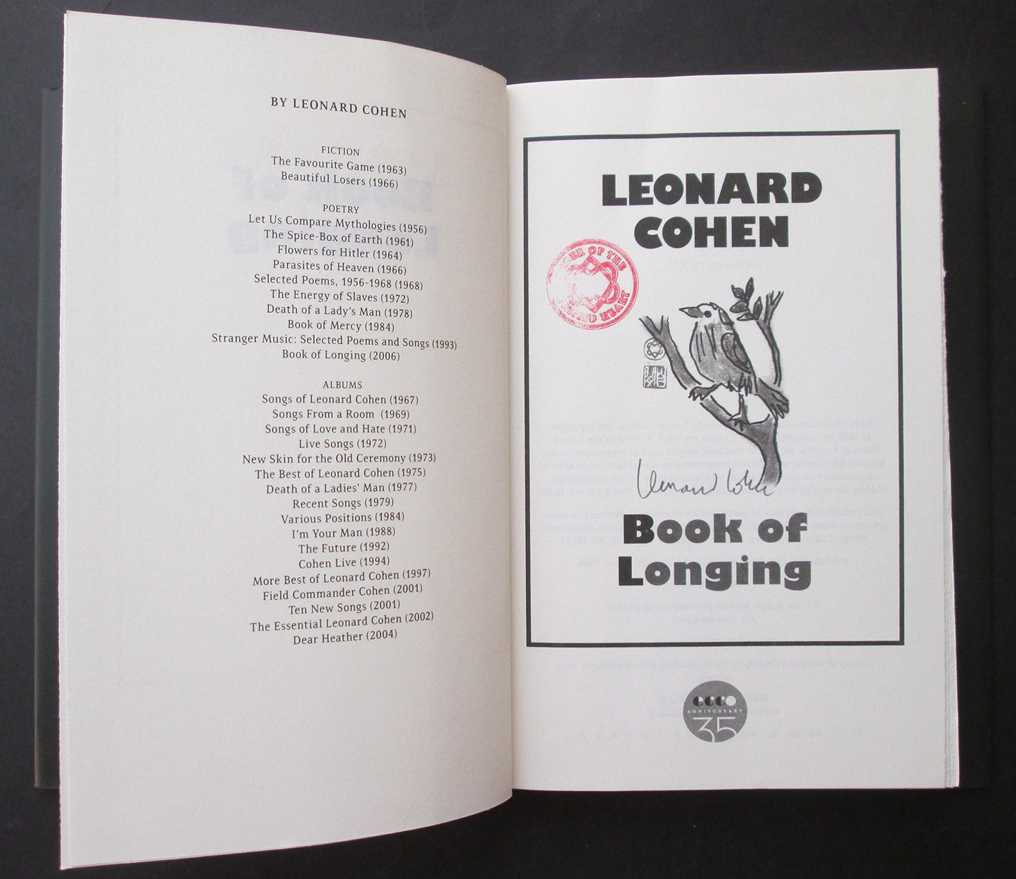 Book of Longing