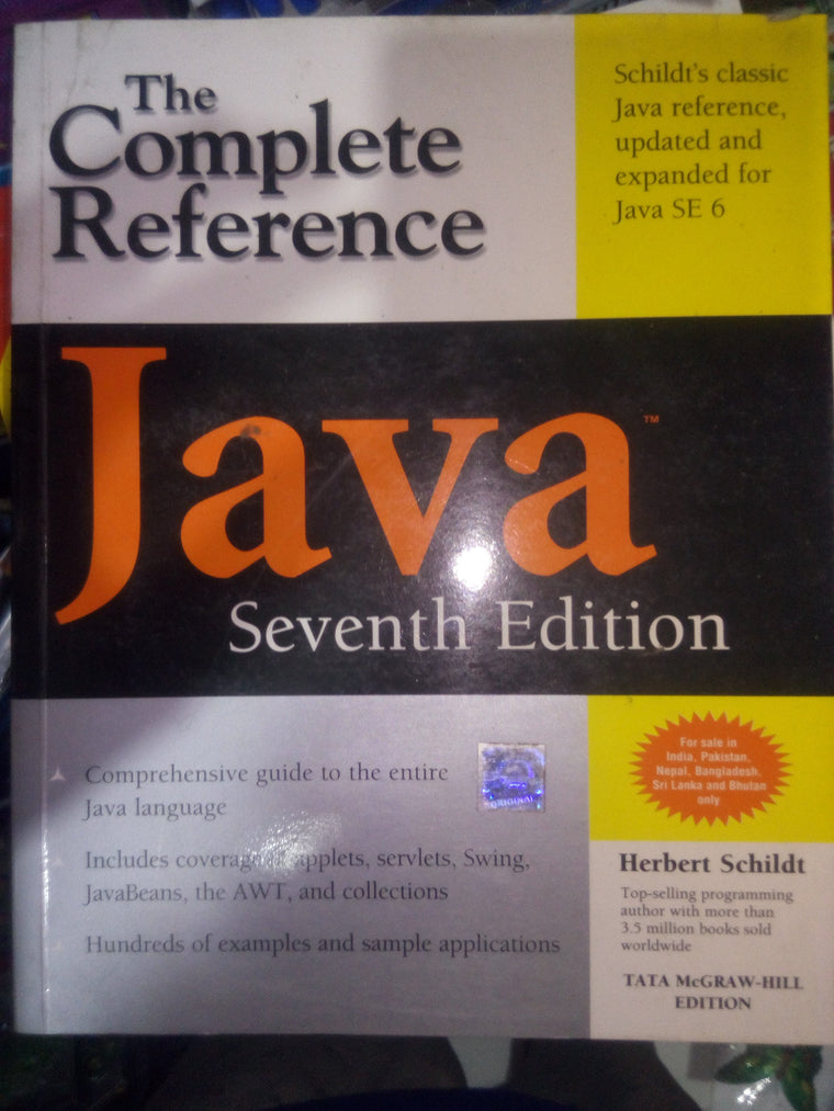 Java: The Complete Reference (Osborne Complete Reference Series)