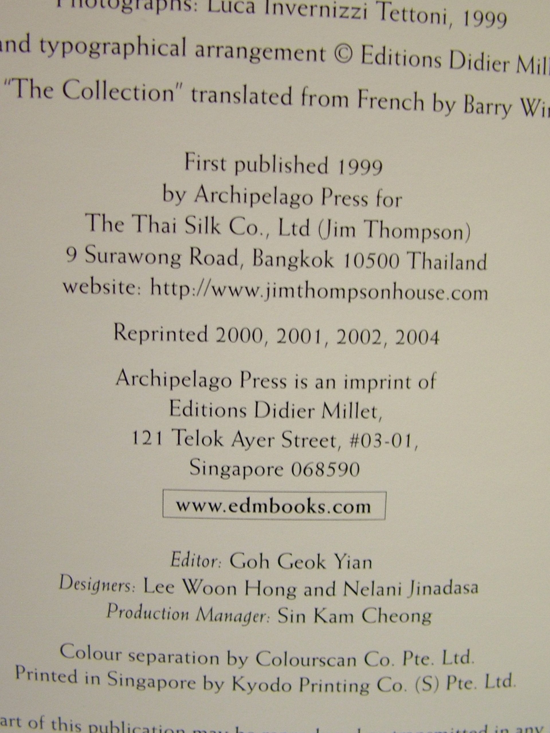 Jim Thompson:The House On The Klong