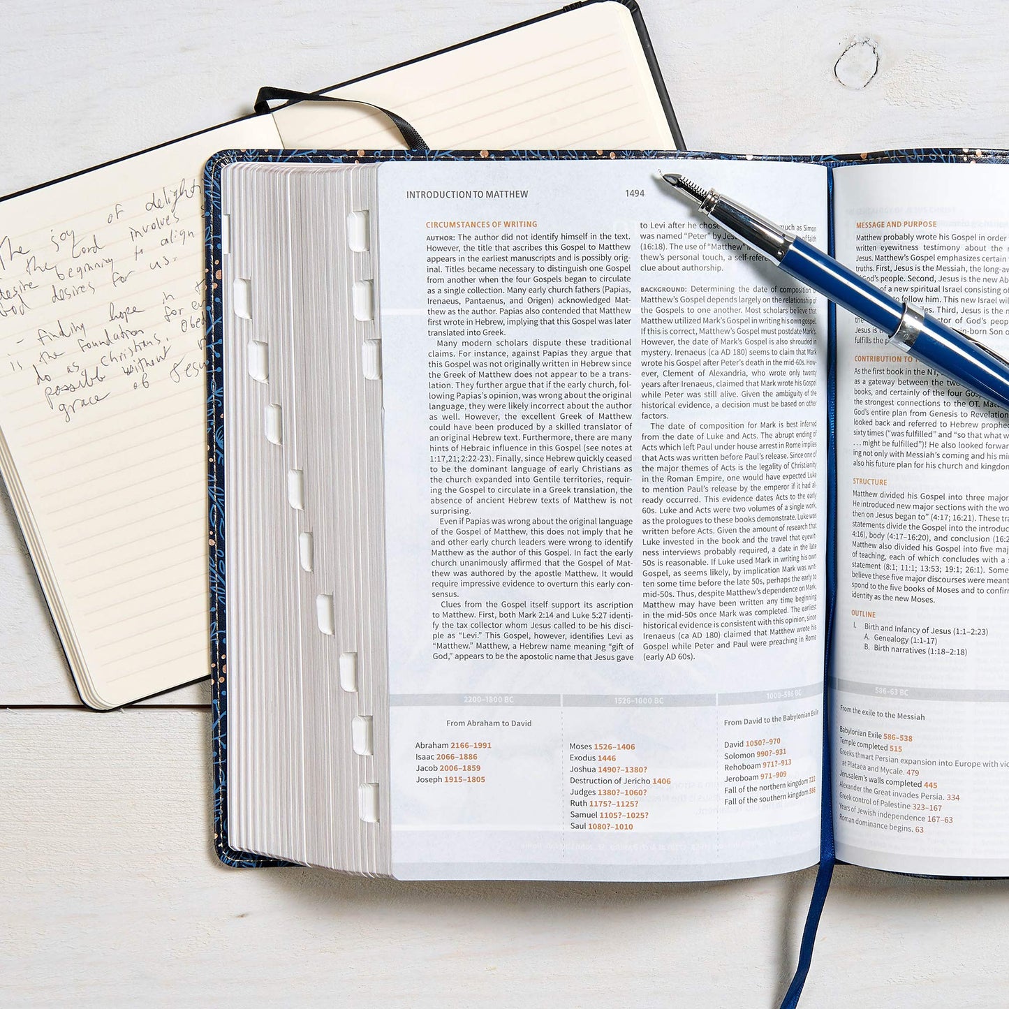 CSB Study Bible, Navy LeatherTouch, Indexed, Red Letter, Study Notes and Commentary, Illustrations, Articles, Word Studies, Outlines, Timelines, Easy-to-Read Bible Serif Type