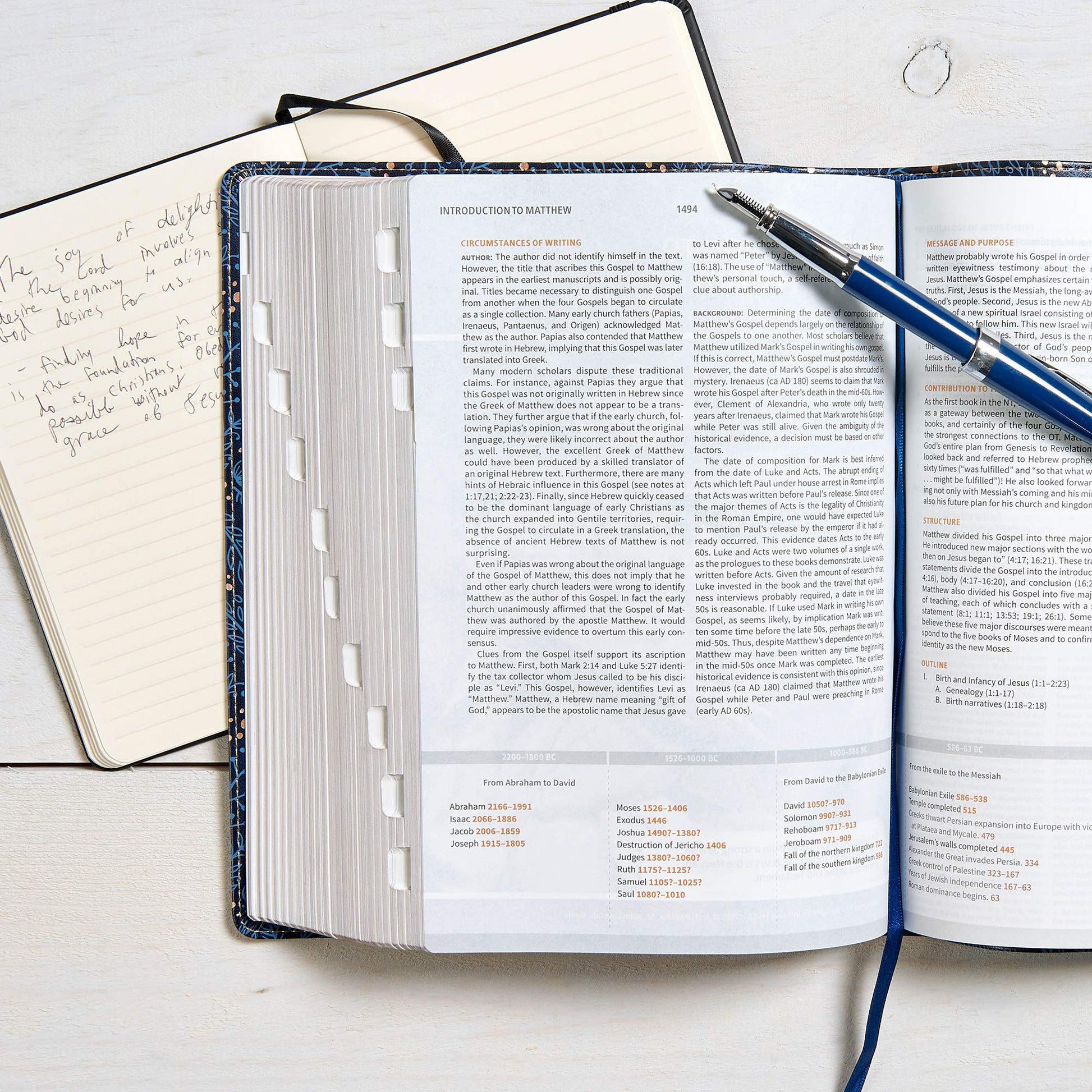 CSB Study Bible, Navy LeatherTouch, Indexed, Red Letter, Study Notes and Commentary, Illustrations, Articles, Word Studies, Outlines, Timelines, Easy-to-Read Bible Serif Type