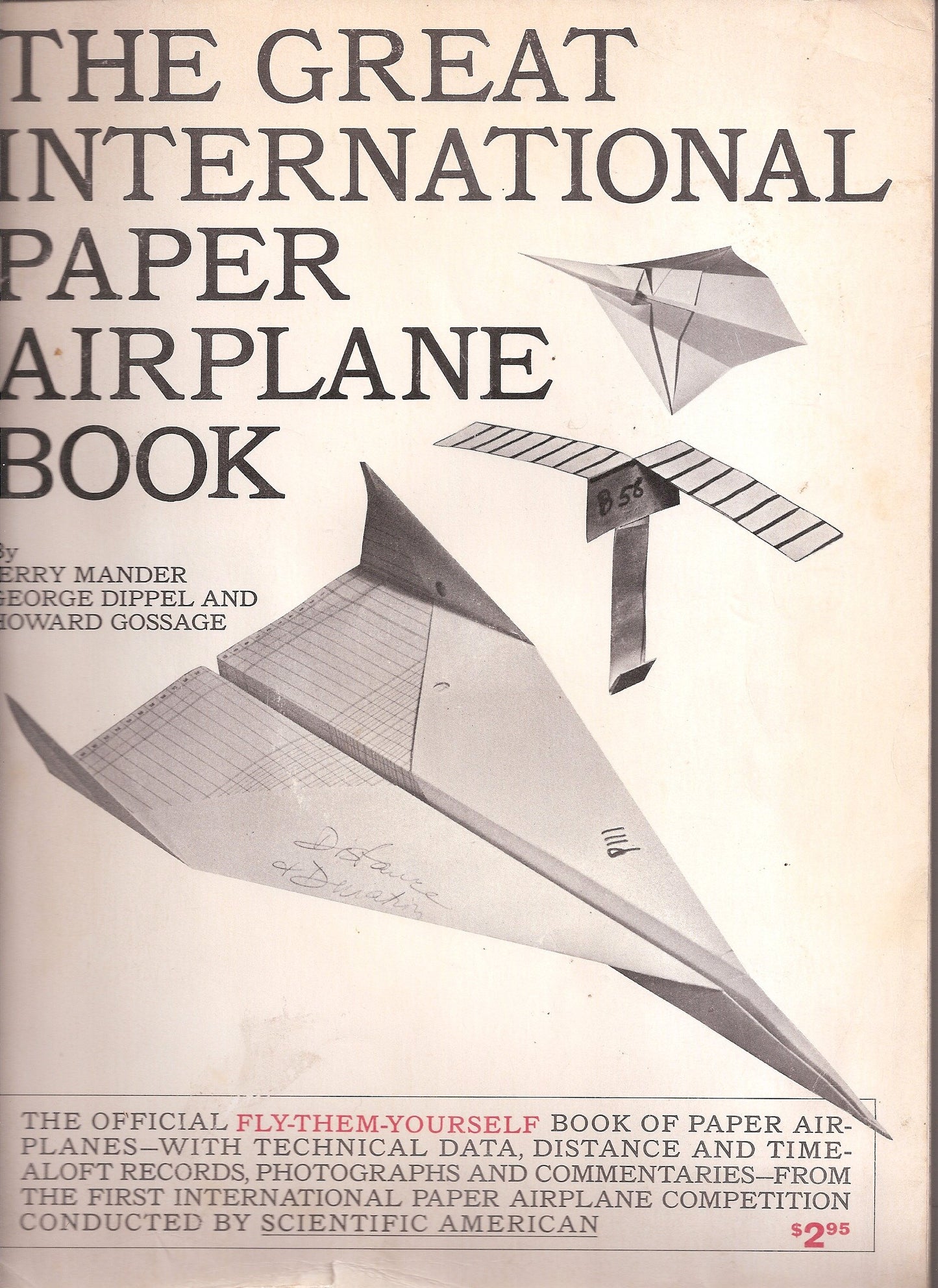 The Great International Paper Airplane Book by Jerry Mander