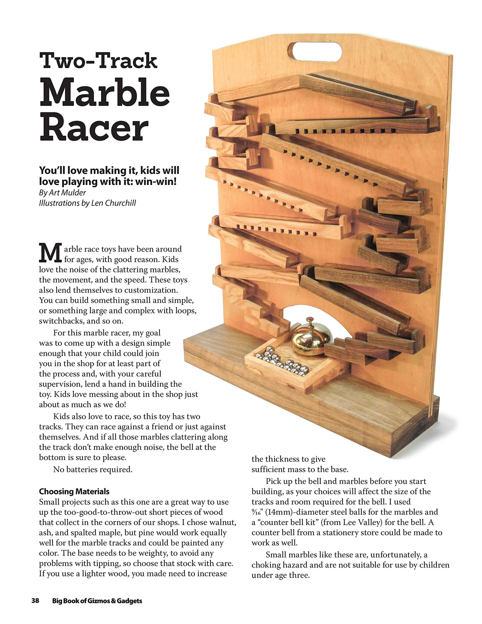 Big Book of Gizmos & Gadgets: Expert Advice and 15 All-Time Favorite Projects and Patterns (Fox Chapel Publishing) Step-by-Step Wooden Mechanical Marvels, with a Full-Size Pull-Out Pattern Pack