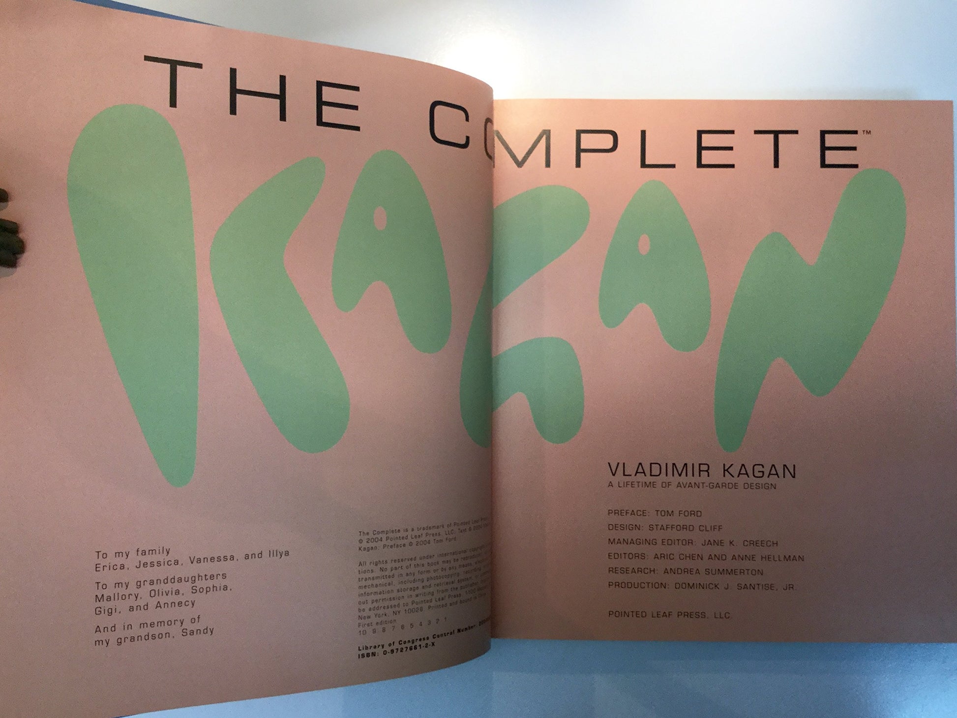Complete Kagan: Vladimir Kagan--A Lifetime of Avant-Garde Design