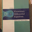 Elementary Differential Equations