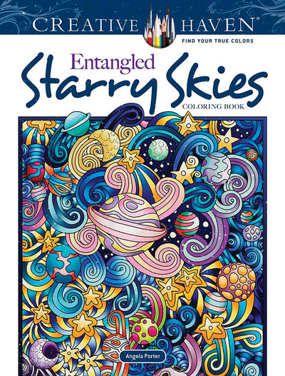 Creative Haven Entangled Starry Skies Coloring Book (Adult Coloring Books: Nature)