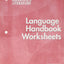 Language Handbook Worksheets Holt Elements of Literature Second Course Grade 8