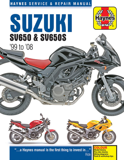 Suzuki SV650 & SV650S (99 - 08) Haynes Repair Manual (Paperback)