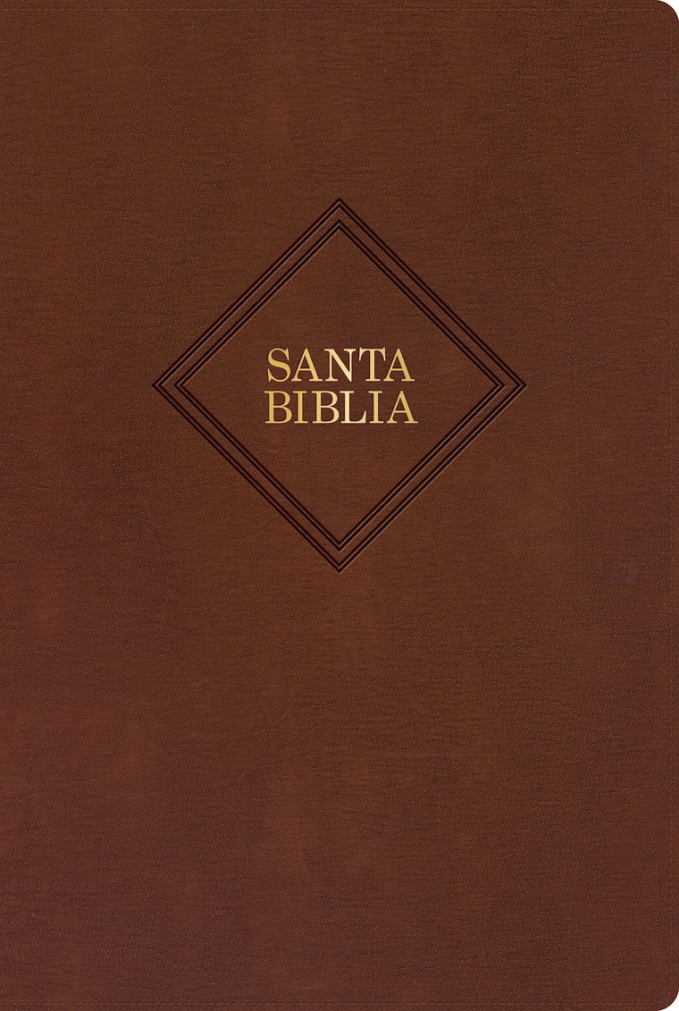 RVR 1960 Biblia letra gigante, caf piel fabricada con ndice (Edicin 2023): Santa Biblia (Spanish Edition)