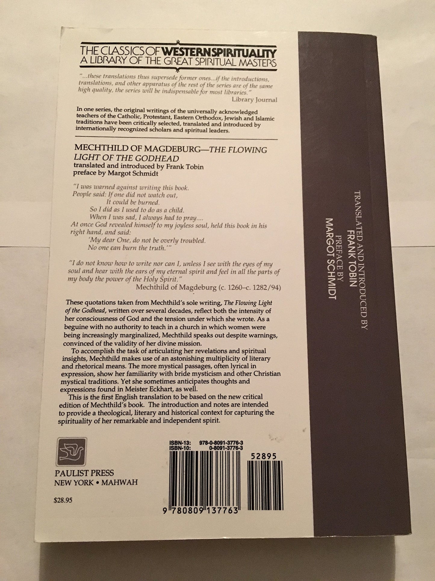Mechthild of Magdeburg: The Flowing Light of the Godhead (Classics of Western Spirituality)