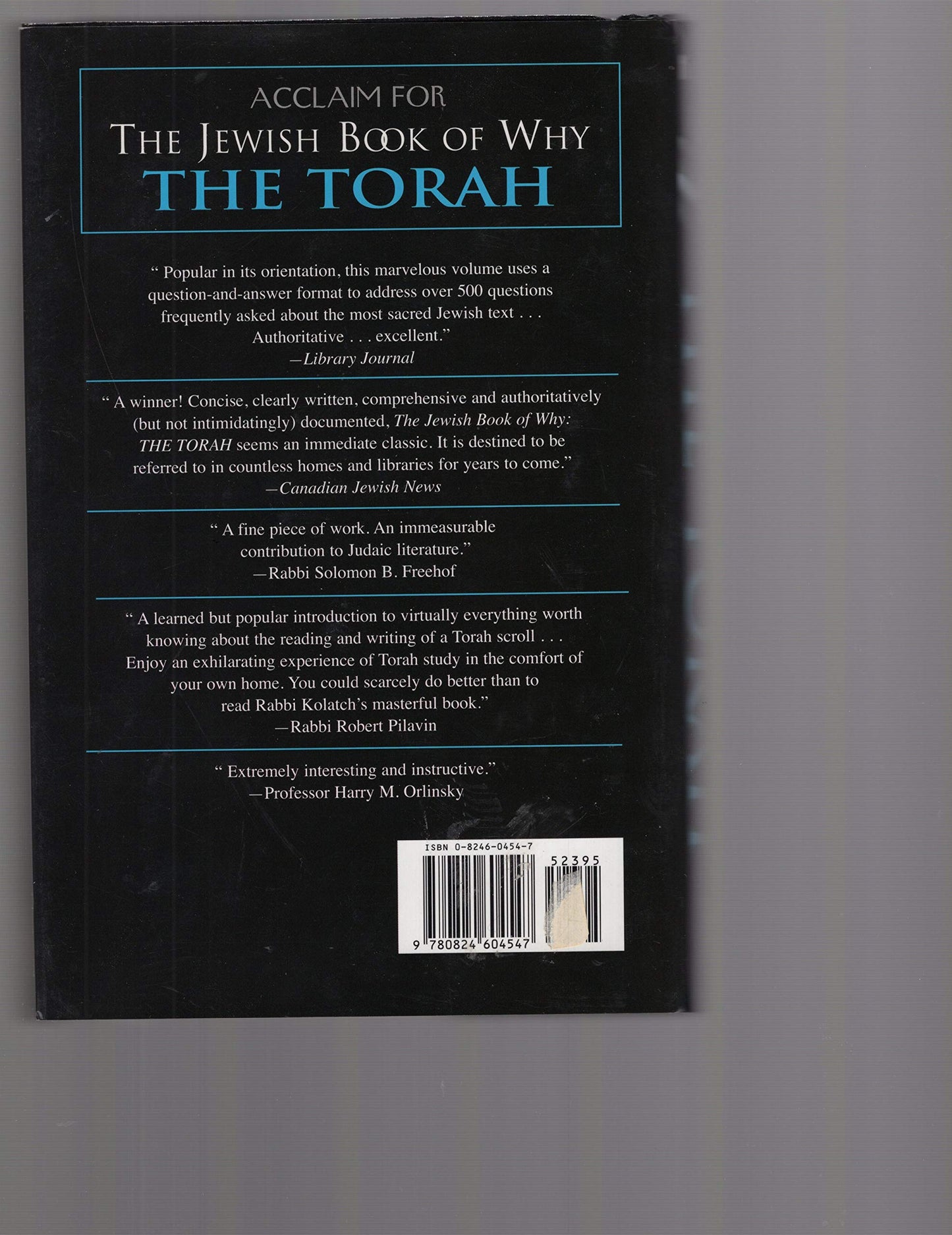 The Jewish Book of Why: The Torah