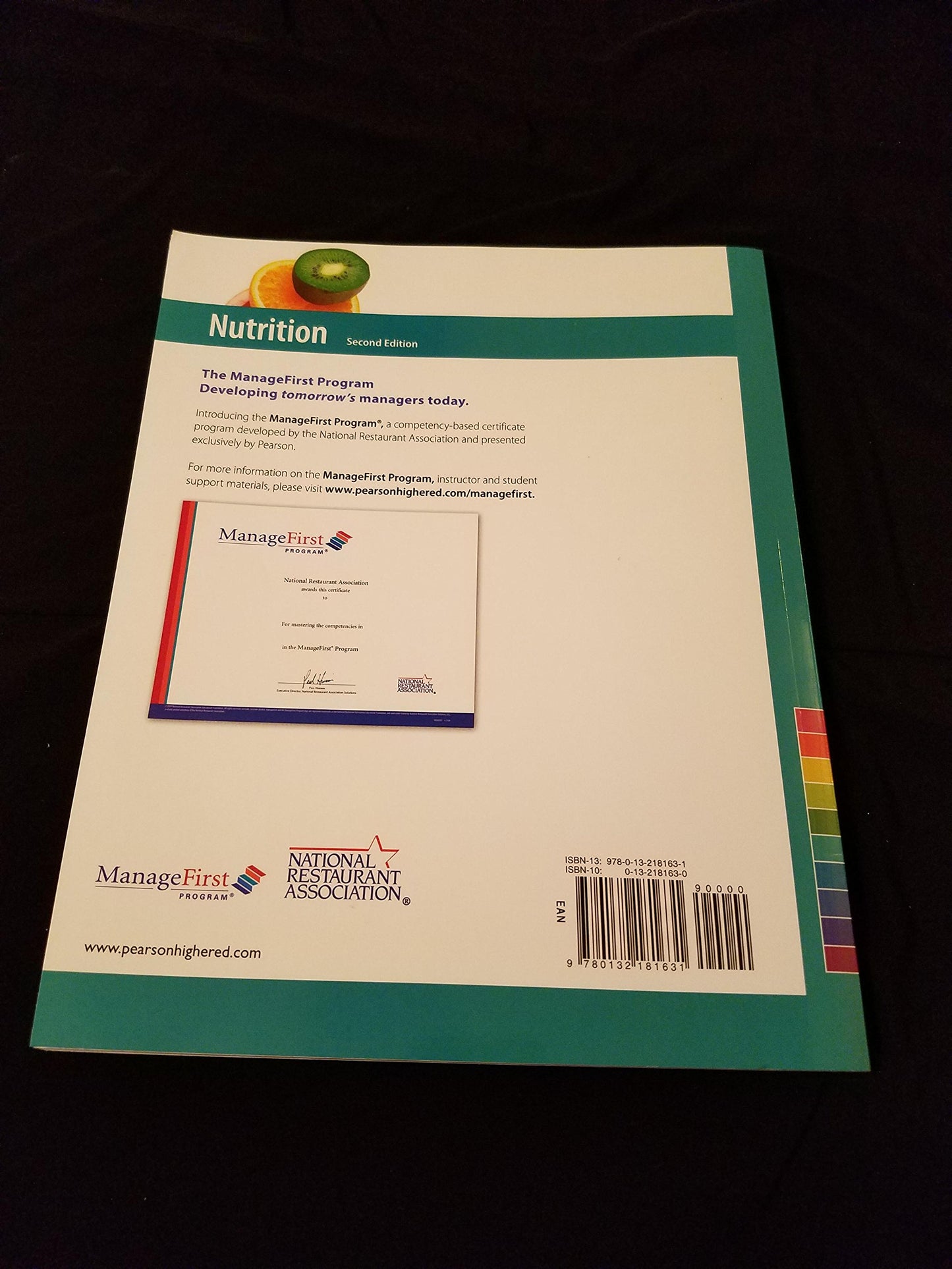 ManageFirst: Nutrition with Answer Sheet