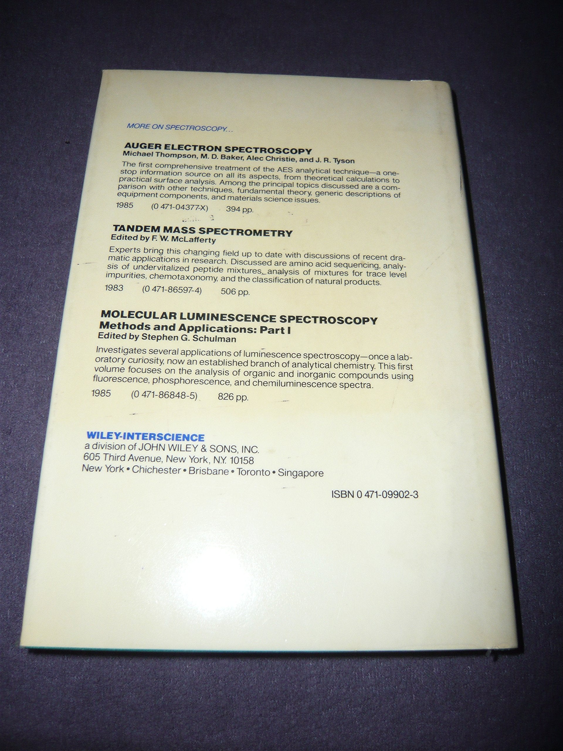 Fourier Transform Infrared Spectrometry (Chemical Analysis: A Series of Monographs on Analytical Chemistry and Its Applications)