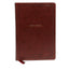NKJV Holy Bible, Giant Print Center-Column Reference Bible, Brown Leathersoft, 72,000+ Cross References, Red Letter, Comfort Print: New King James Version