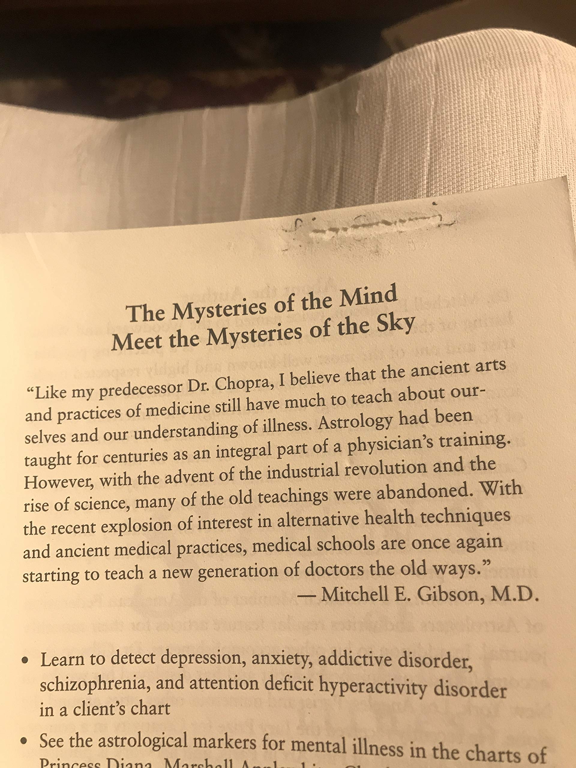 Signs of Mental Illness: An Astrological and Psychiatric Breakthrough