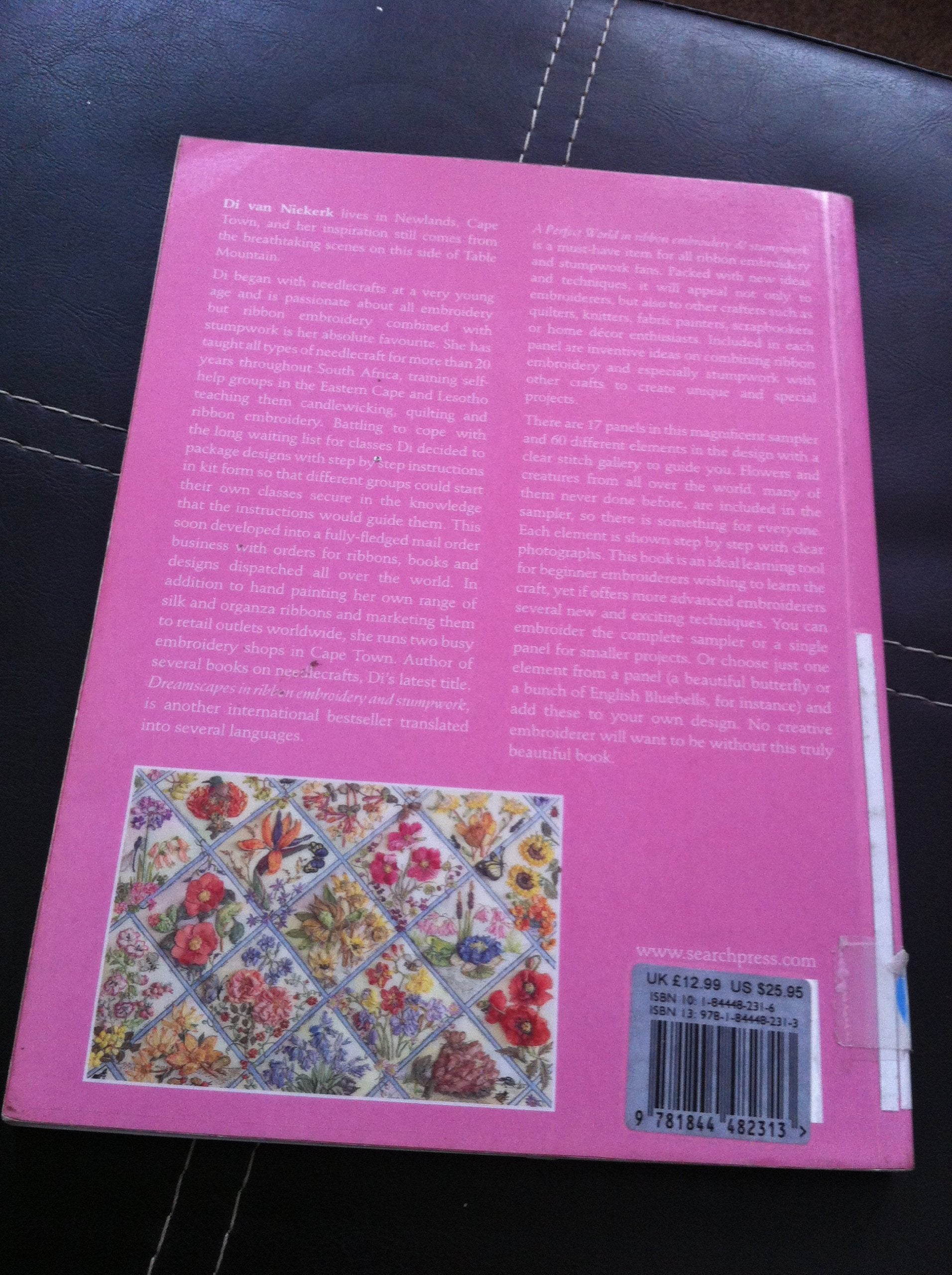 A Perfect World in Ribbon Embroidery and Stumpwork