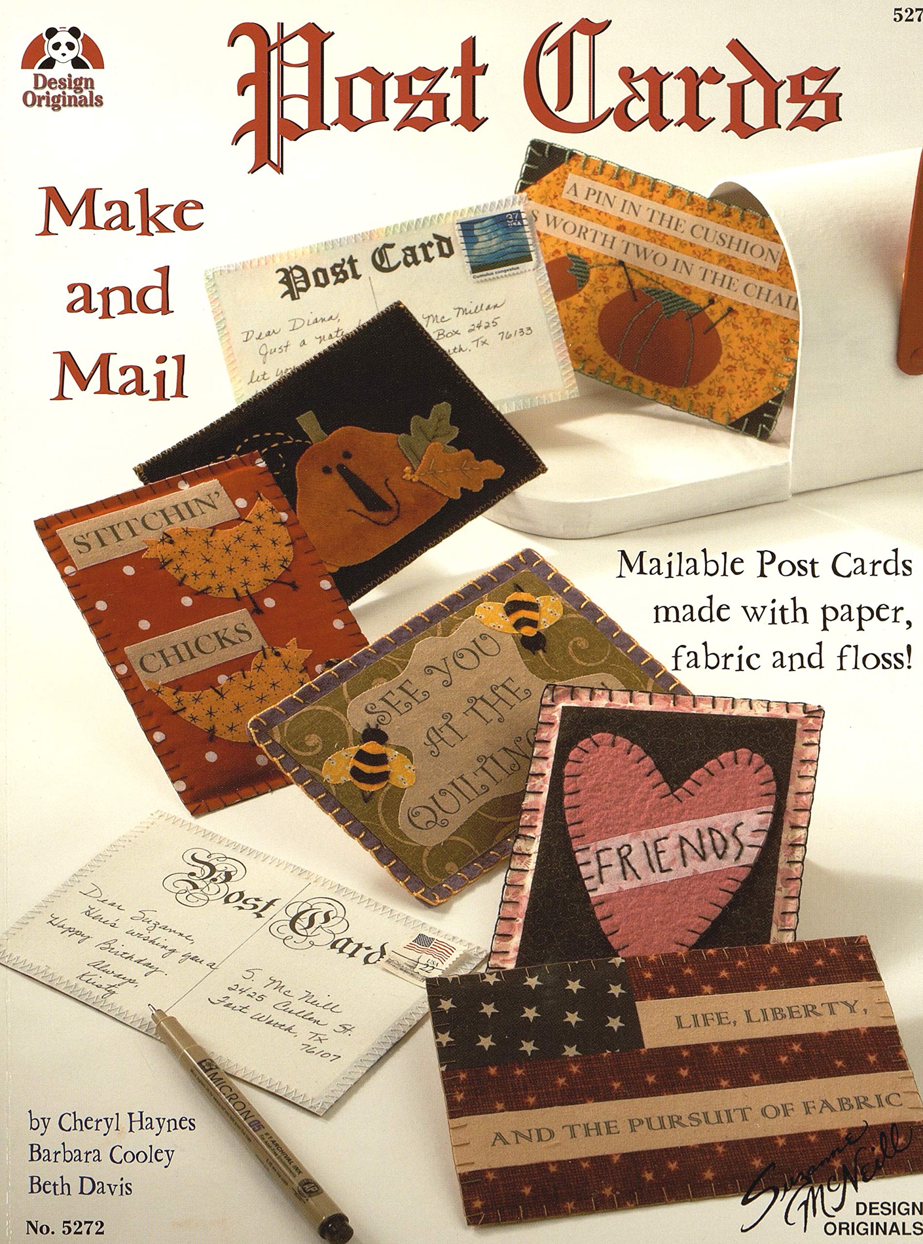 Post Cards: Make and Mail: Mailable Post Cards Made with Paper, Fabric and Floral! (Design Originals)