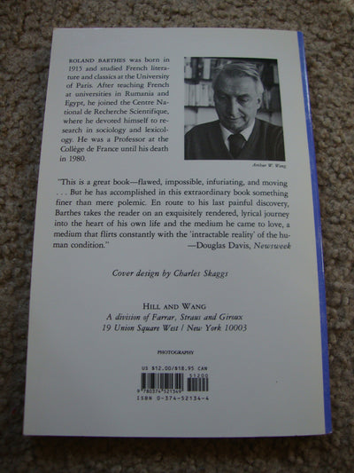 Camera Lucida: Reflections on Photography by Barthes, Roland