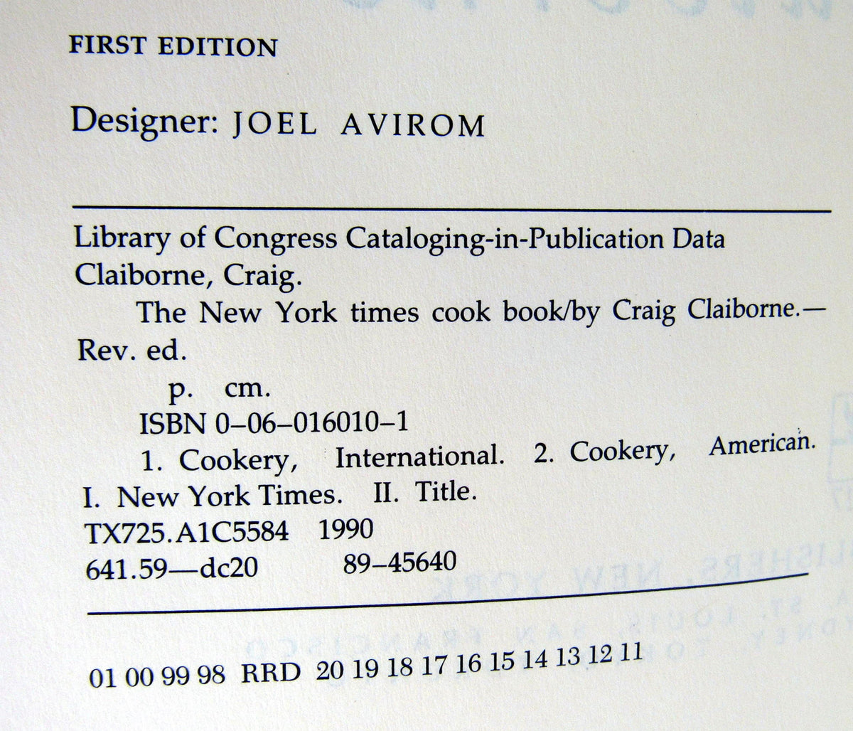The New York Times Cook Book