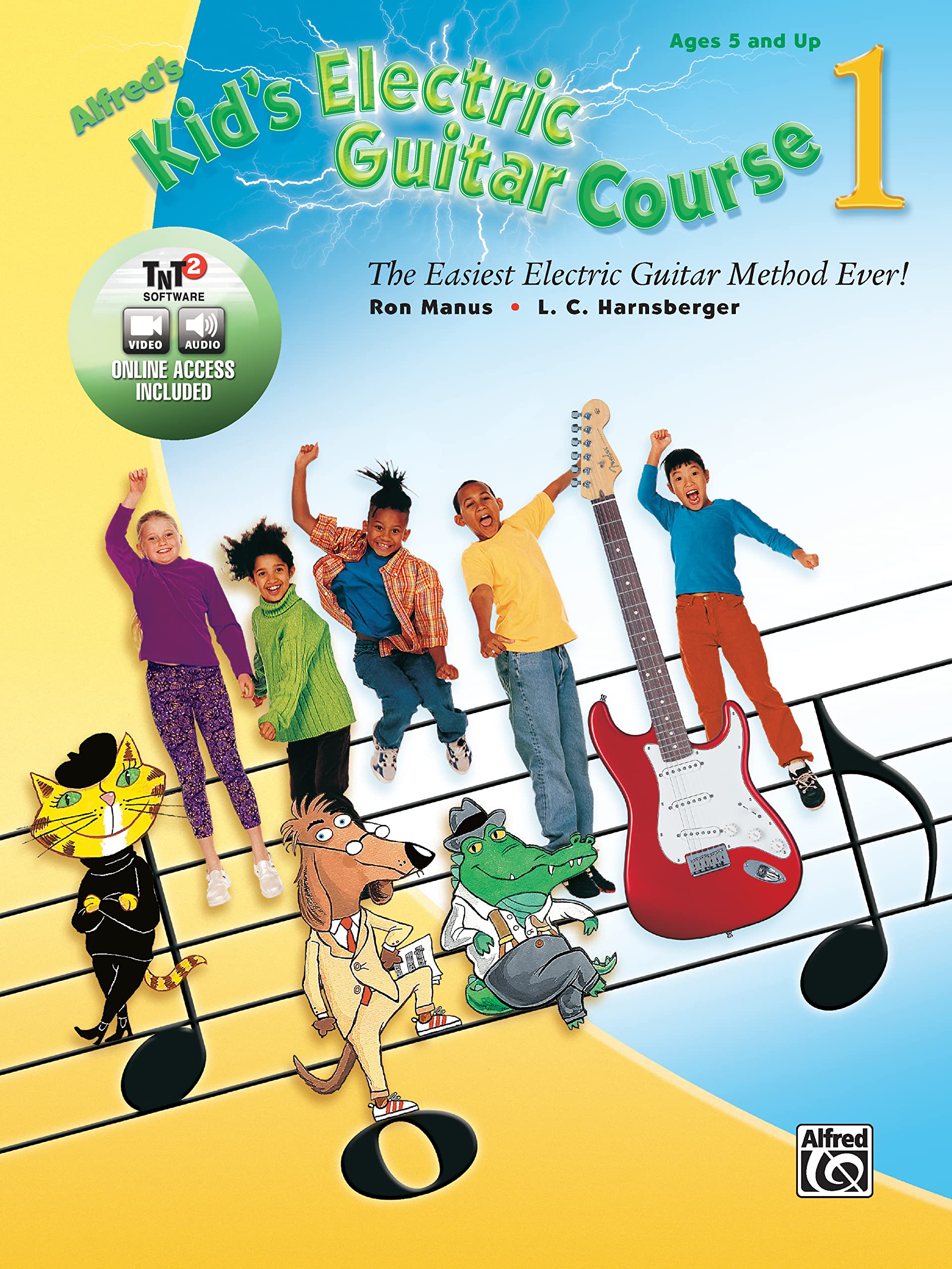 Alfred's Kid's Electric Guitar Course 1: The Easiest Electric Guitar Method Ever!, Book & Online Video/Audio/Software (Kid's Guitar Course)