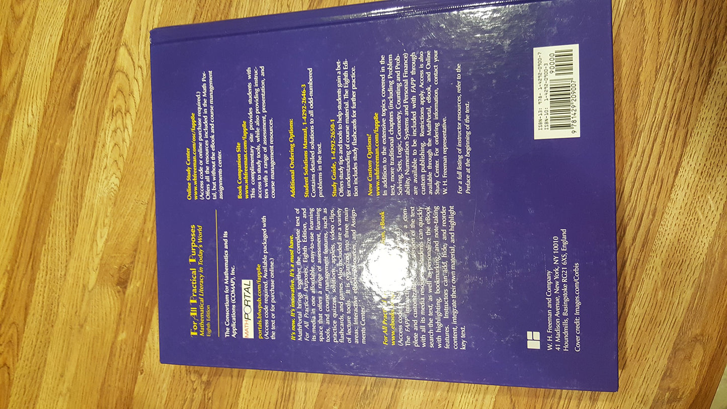 For All Practical Purposes: Mathematical Literacy in Today's World