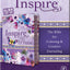 Tyndale NLT Inspire PRAISE Bible (LeatherLike, Purple Garden): Coloring Bible-Over 500 Illustrations to Color and Creative Journaling Bible Space, Religious Gifts That Inspire Connection with God