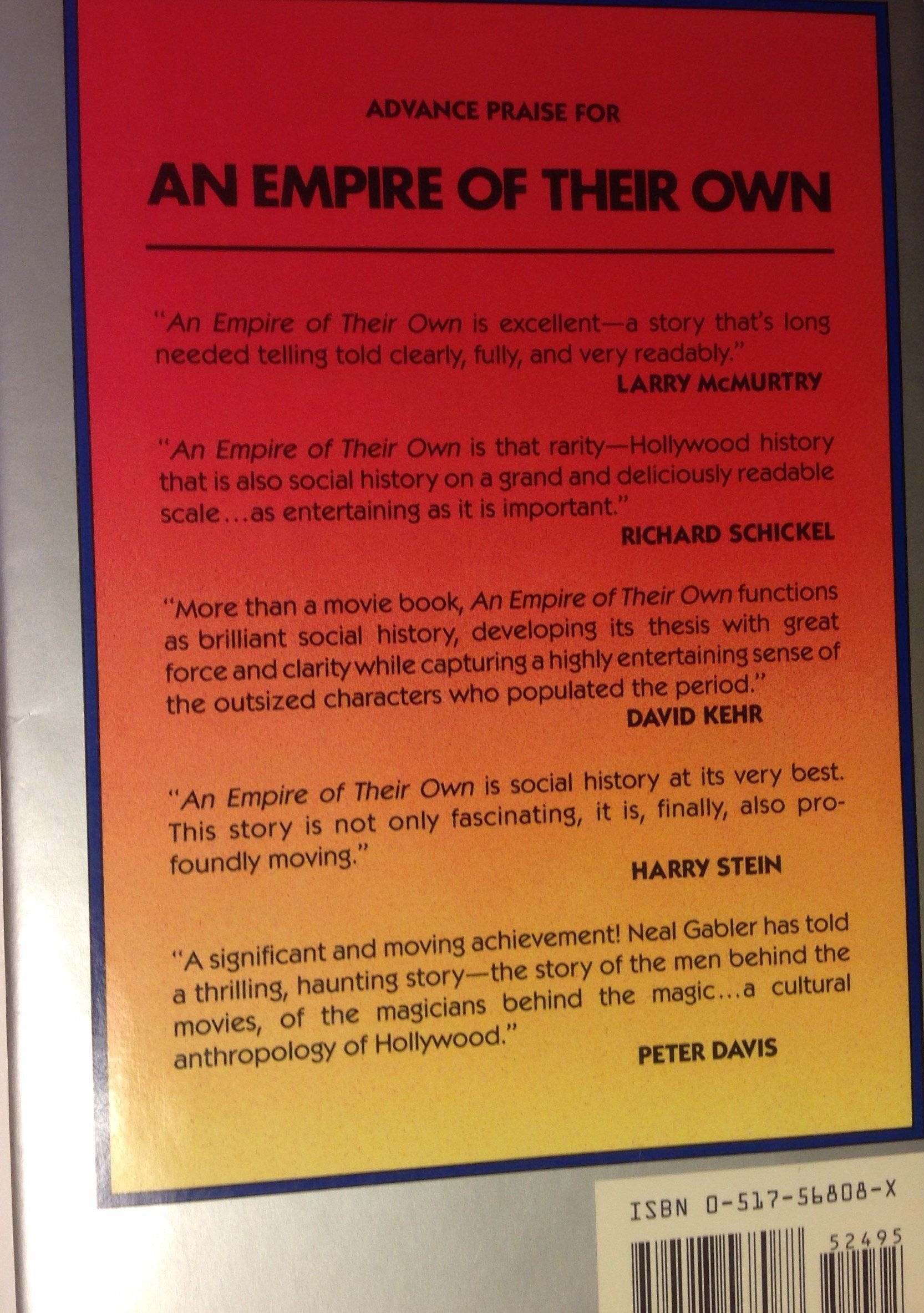 An Empire of Their Own: How the Jews Invented Hollywood