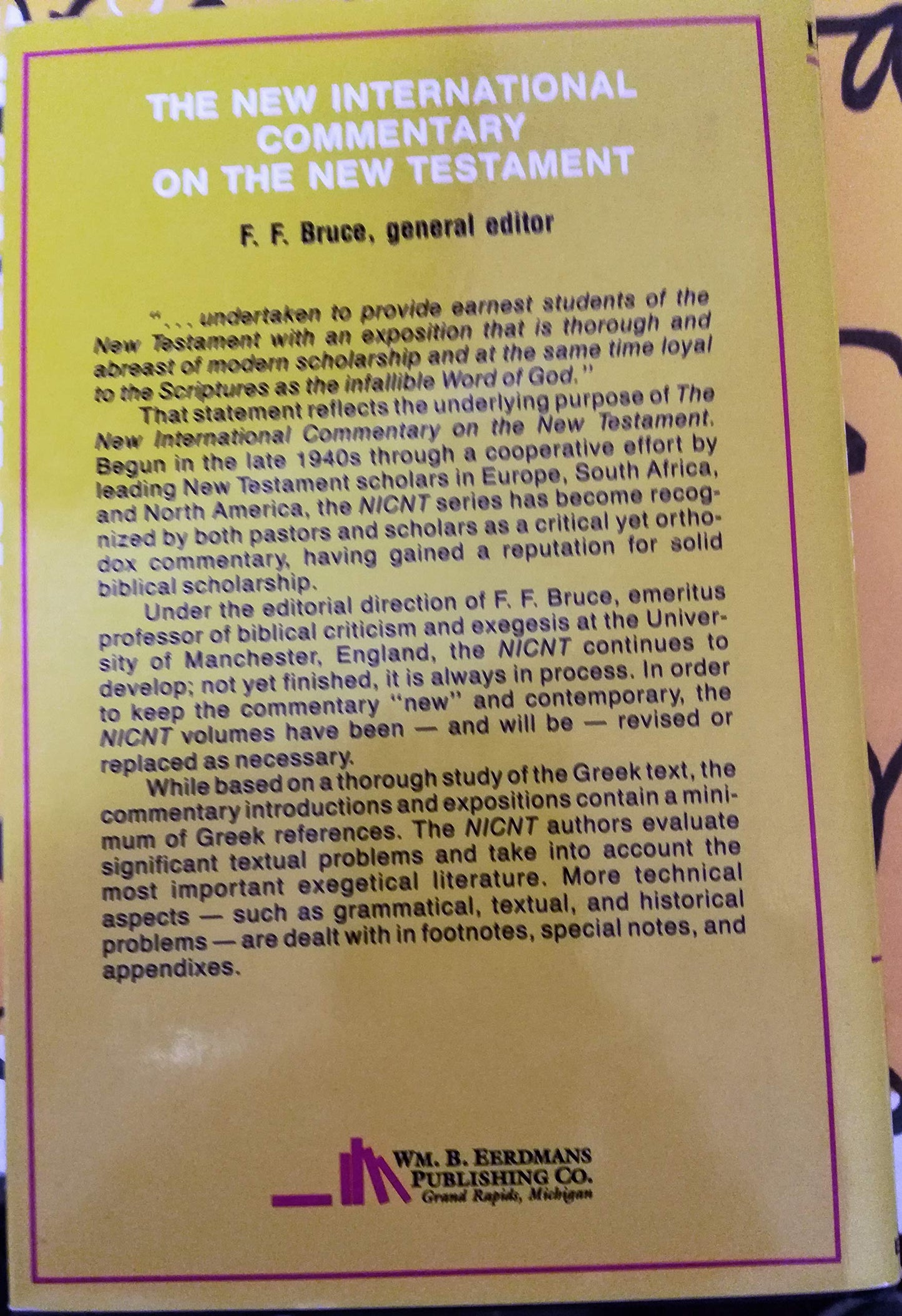 The First Epistle of Peter (New International Commentary on the New Testament)