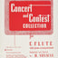 Concert And Contest Collections C Flute Solo Part Only (Rubank Educational Library)