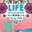 NLT Girls Life Application Study Bible (LeatherLike, Seafoam Teal/Pink Flowers)