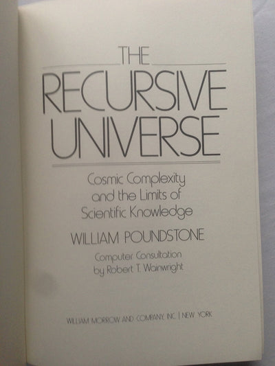 The Recursive Universe: Cosmic Complexity and the Limits of