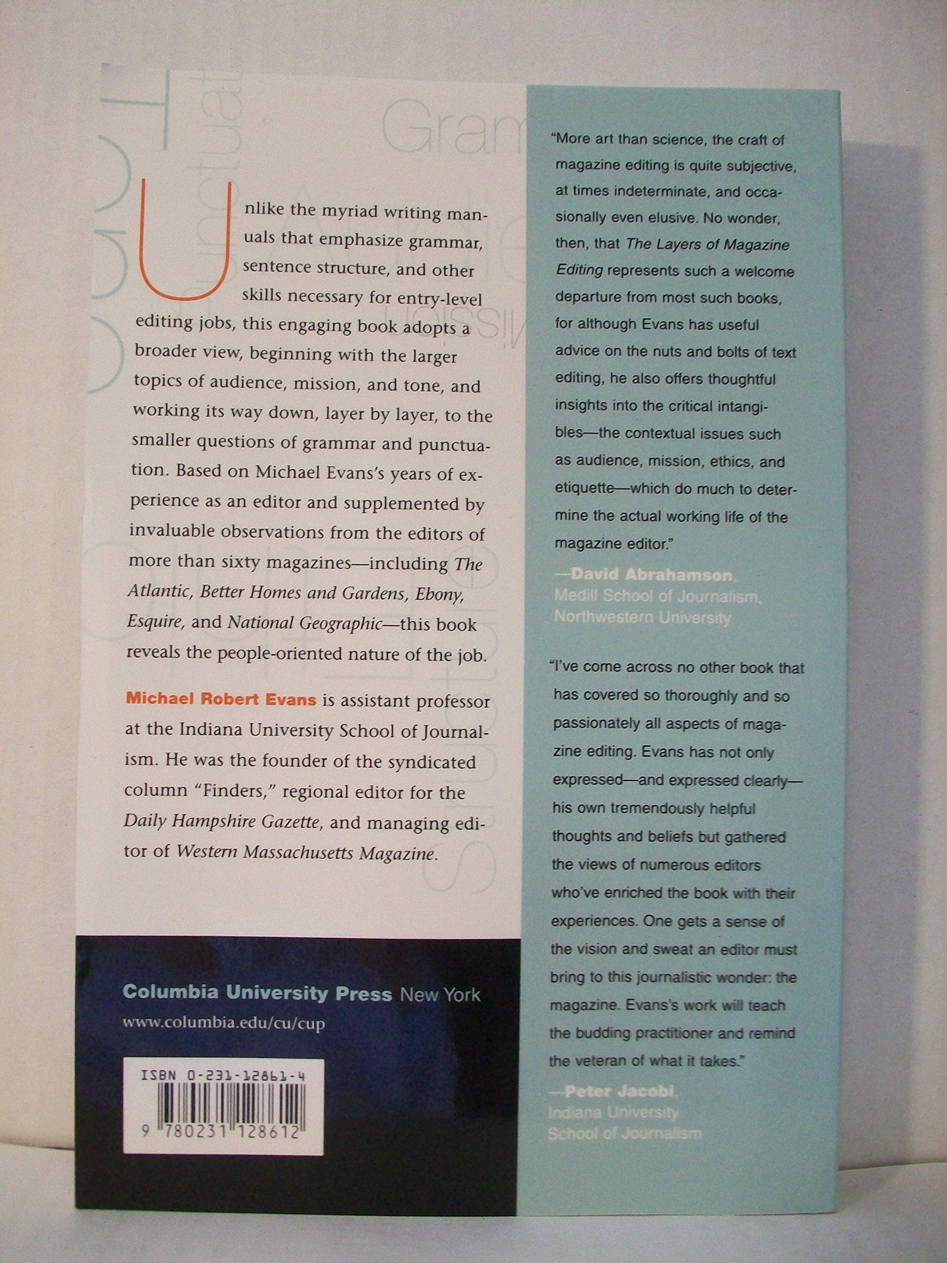 The Layers of Magazine Editing