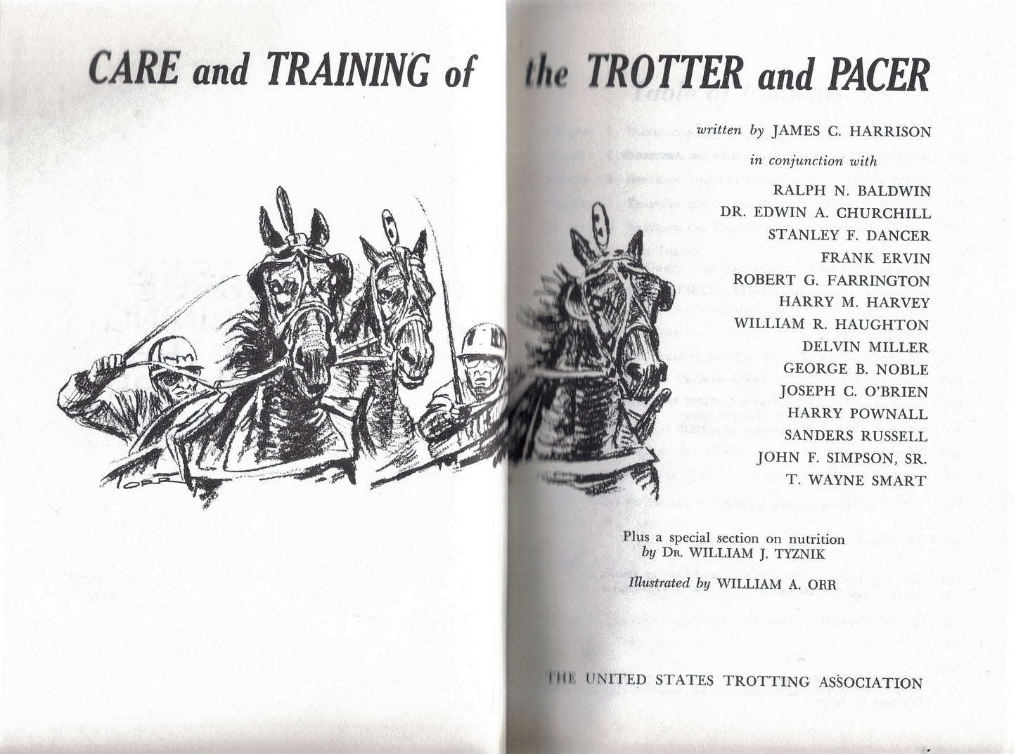 Care and Training of the Trotter and Pacer by James C. Harri