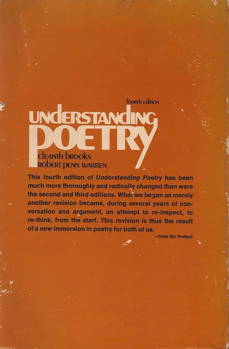 Understanding Poetry by Cleanth Brooks (Paperback)