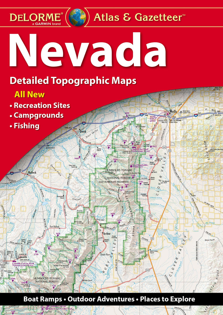 Delorme Atlas & Gazetteer Nevada 11E